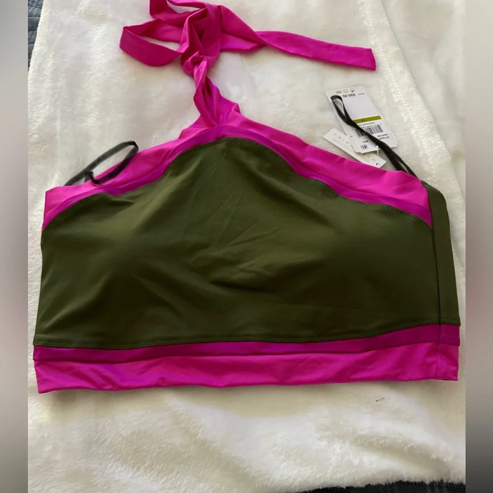 Trina Turk Monaco High neck bikini top